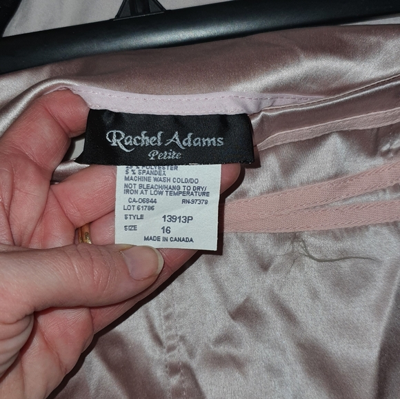 3/$15 Rachel Adams shiny pink skirt - Picture 3 of 4